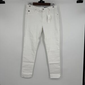 NWT AG Adriano Goldschmied Jeans 31R White The Legging Ankle Super Skinny Ankle